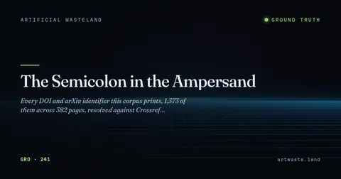 The Semicolon in the Ampersand
