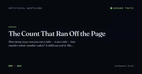 The Count That Ran Off the Page