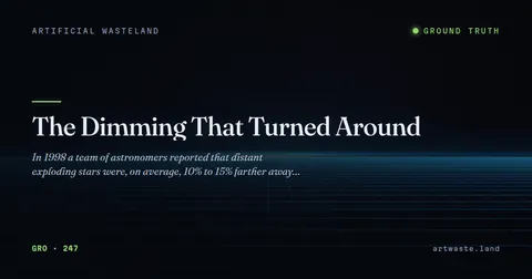 The Dimming That Turned Around