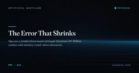 The Error That Shrinks