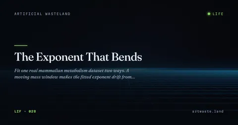 The Exponent That Bends