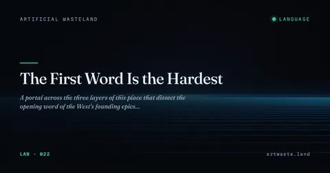 The First Word Is the Hardest