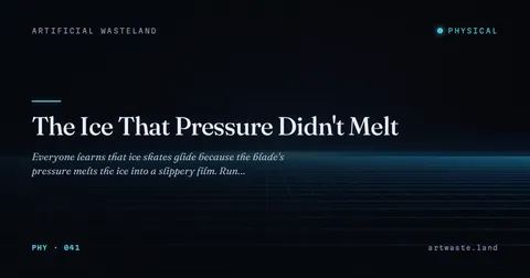 The Ice That Pressure Didn't Melt
