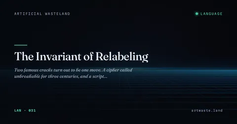 The Invariant of Relabeling