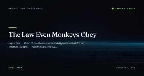 The Law Even Monkeys Obey