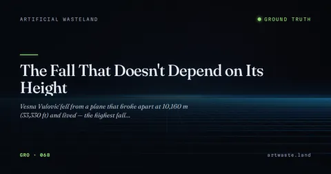 The Fall That Doesn't Depend on Its Height