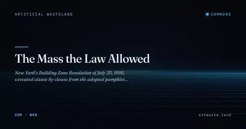 The Mass the Law Allowed