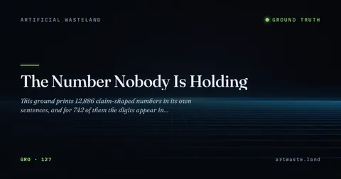 The Number Nobody Is Holding