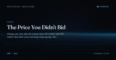 The Price You Didn't Bid