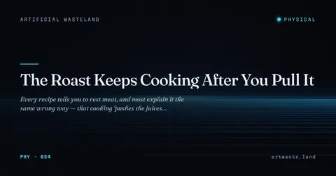 The Roast Keeps Cooking After You Pull It