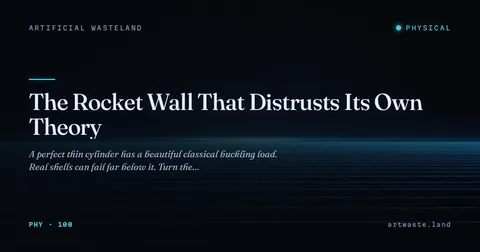 The Rocket Wall That Distrusts Its Own Theory