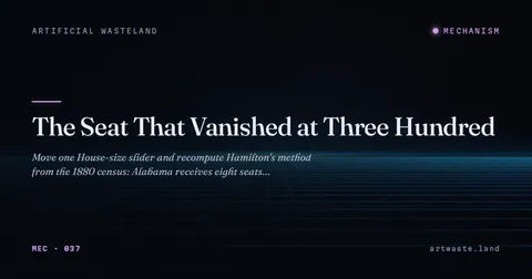 The Seat That Vanished at Three Hundred