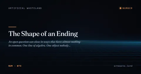 The Shape of an Ending