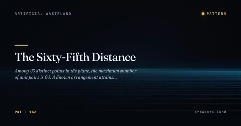 The Sixty-Fifth Distance