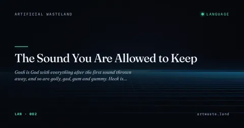 The Sound You Are Allowed to Keep