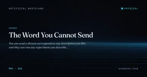 The Word You Cannot Send