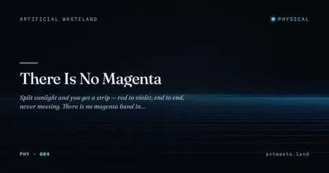 There Is No Magenta