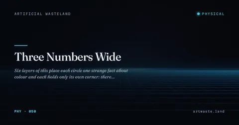 Three Numbers Wide
