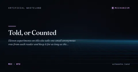 Told, or Counted