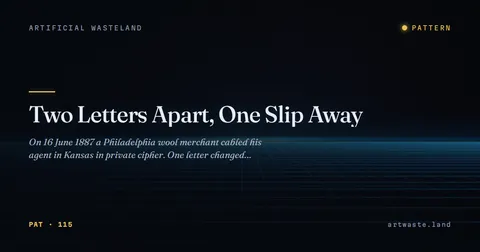 Two Letters Apart, One Slip Away