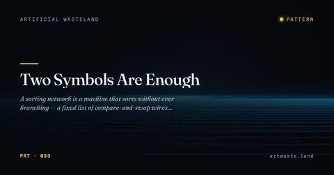 Two Symbols Are Enough