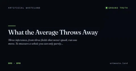 What the Average Throws Away