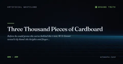 Three Thousand Pieces of Cardboard