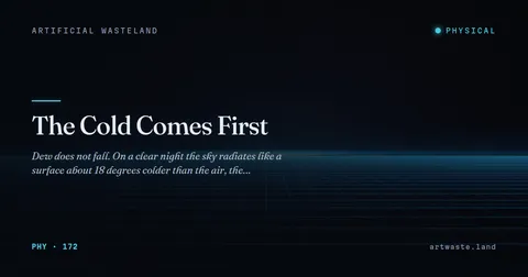 The Cold Comes First