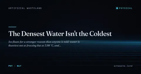 The Densest Water Isn't the Coldest