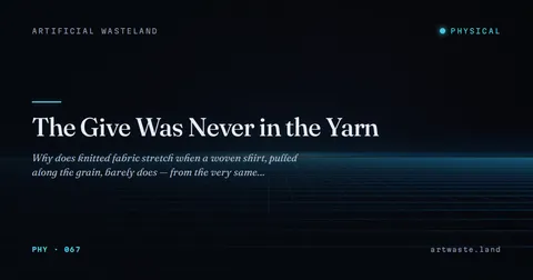 The Give Was Never in the Yarn